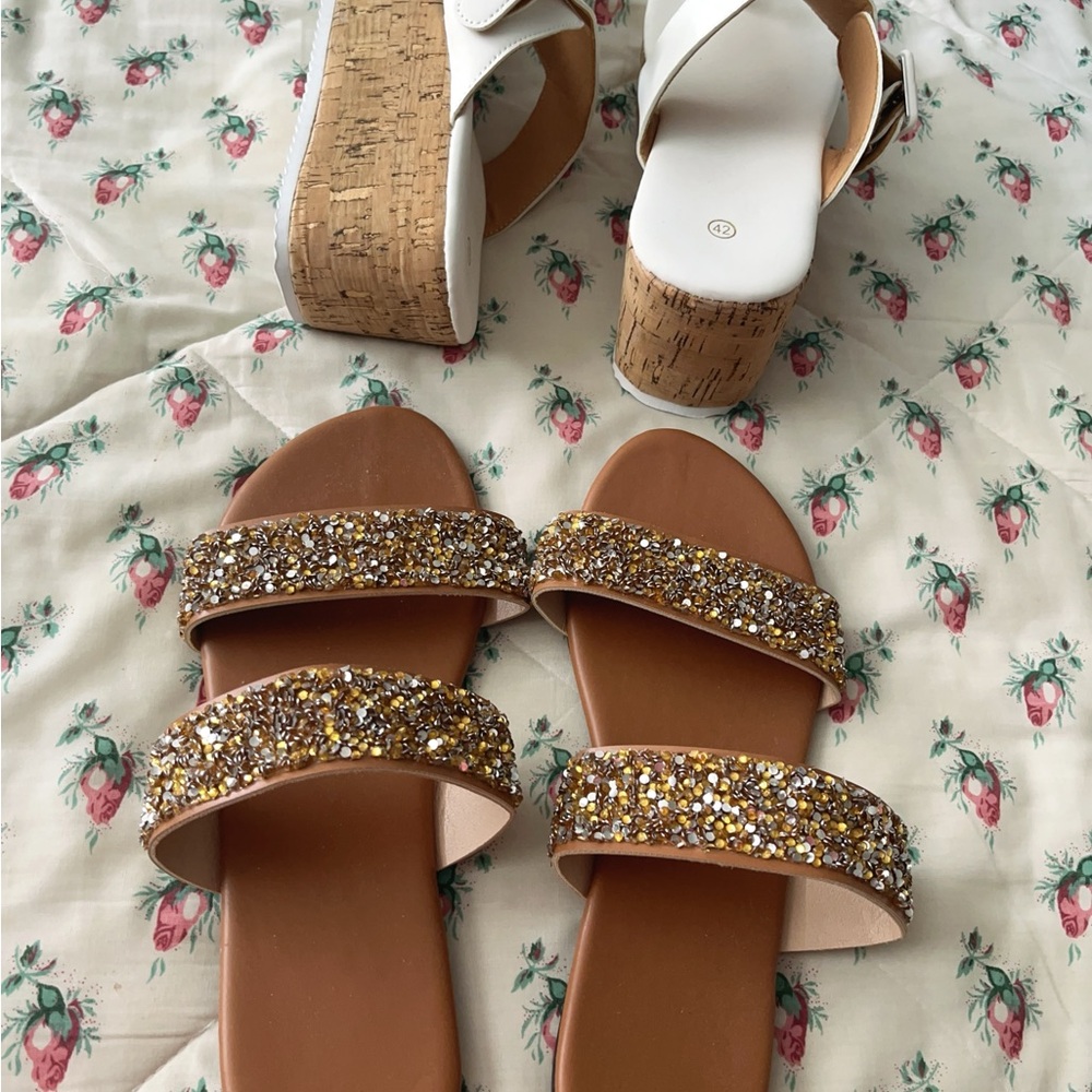Women's Glitter Sandals